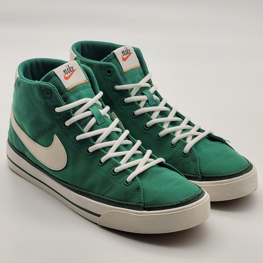 Nike Court Legacy Canvas Mid Green Noise Men's Size 10 DM3363-300